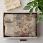 ヴィンテージファブリックデザインの切り離しティッシュペーパー 薄葉紙 (ギフト)