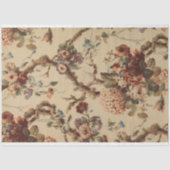 ヴィンテージファブリックデザインの切り離しティッシュペーパー 薄葉紙 (正面)