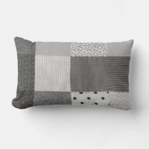 ヴィンテージファブリックデザイン白黒パッチワーク