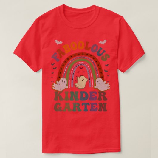 ヴィンテージファブーのキンダーガーテン先生衣装Th Tシャツ (デザイン正面)