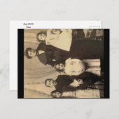 ヴィンテージファミリはがき ポストカード (正面/裏面)