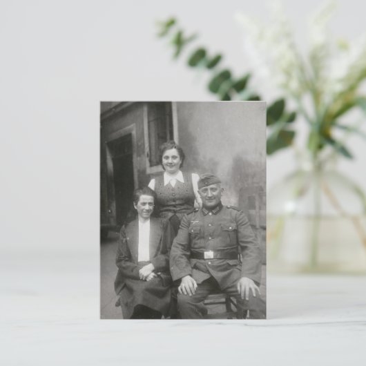 ヴィンテージファミリはがき ポストカード (スタンド正面)