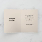 ヴィンテージファミリークリスマスカード カード (内部)