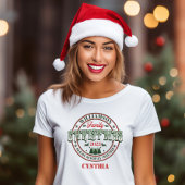 ヴィンテージファミリークリスマステンプレート Tシャツ