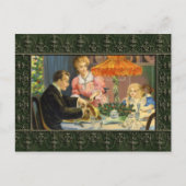 ヴィンテージファミリークリスマスディナーハガキ シーズンポストカード (正面)