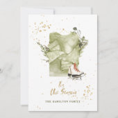 ヴィンテージファミリークリスマスフォトボホチシーズン シーズンカード (正面)