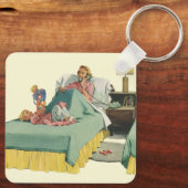 ヴィンテージファミリーサービングマムブレックファーストインベッド キーホルダー (裏面)