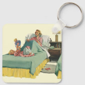 ヴィンテージファミリーサービングマムブレックファーストインベッド キーホルダー (裏面)