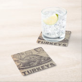 ヴィンテージファミリーディナー紙コースター スクエアペーパーコースター (インサイチュ)