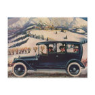 ヴィンテージファミリーバケーションインアンティーク自動車