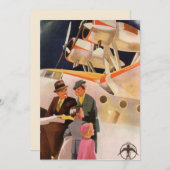 ヴィンテージファミリーバケーションバイシープレーンwプロペラ (正面/裏面)