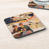 ヴィンテージファミリーバケーションバイシープレーンwプロペラ コースター (左側)