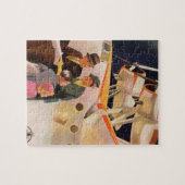 ヴィンテージファミリーバケーションバイシープレーンwプロペラ ジグソーパズル (横)