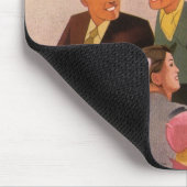 ヴィンテージファミリーバケーションバイシープレーンwプロペラ マウスパッド (コーナー)