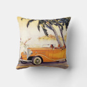 ヴィンテージファミリーバケーションinコンバーチブルカー クッション (裏面)