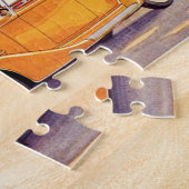 ヴィンテージファミリーバケーションinコンバーチブルカー ジグソーパズル (側面)