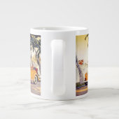 ヴィンテージファミリーバケーションinコンバーチブルカー ジャンボコーヒーマグカップ (裏面)