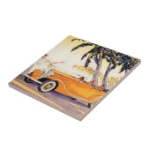 ヴィンテージファミリーバケーションinコンバーチブルカー タイル (側面)