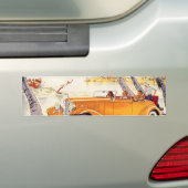 ヴィンテージファミリーバケーションinコンバーチブルカー バンパーステッカー (車上)