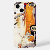 ヴィンテージファミリーバケーションinコンバーチブルカー Case-Mate iPhoneケース (裏面)