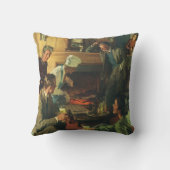 ヴィンテージファミリーパーティー、料理ステークス飲みビール クッション (裏面)