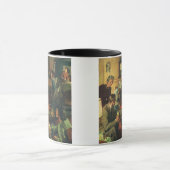 ヴィンテージファミリーパーティー、料理ステークス飲みビール マグカップ (中央)