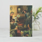 ヴィンテージファミリーパーティー、料理ステークス飲みビール 招待状 (スタンド正面)