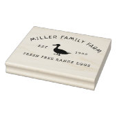 ヴィンテージファミリーファームダックエッグカートンスタンプ ラバースタンプ (スタンプ)