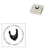 ヴィンテージファミリーファームチキンエッグ ラバースタンプ (押印)