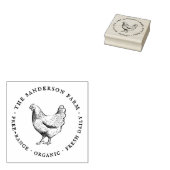 ヴィンテージファミリーファーム素朴エッグカートン ラバースタンプ (押印)