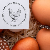 ヴィンテージファミリーファーム素朴エッグカートン ラバースタンプ