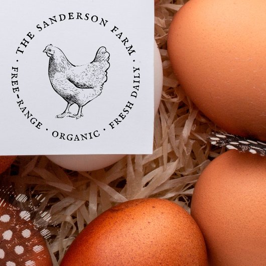 ヴィンテージファミリーファーム素朴エッグカートン ラバースタンプ