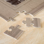 ヴィンテージファミリーポートレートカスタムフォトアルバム ジグソーパズル (側面)