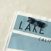 ヴィンテージファミリーレイクハウスレイクサイドウッズ ビーチタオル (インサイチュ)
