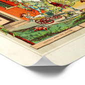 ヴィンテージファミリーレコードファミリーツリーテンプレート ポスター (角)