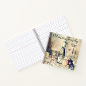 ヴィンテージファミリーレシピの料理帳 ノートブック (内部)