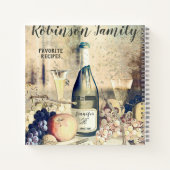 ヴィンテージファミリーレシピの料理帳 ノートブック (裏面)