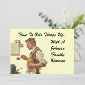 ヴィンテージファミリー懇親会が物事を動かす招待状 招待状 (スタンド正面)