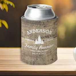 ヴィンテージファミリー懇親会または旅行 |木素朴材 缶クーラー