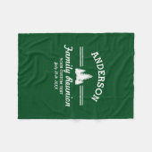 ヴィンテージファミリー懇親会または旅行 |松素朴材 フリースブランケット (正面(横))