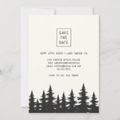 ヴィンテージファミリー懇親会キャンピングトリップフォレストツリーズ セーブザデート (裏面)