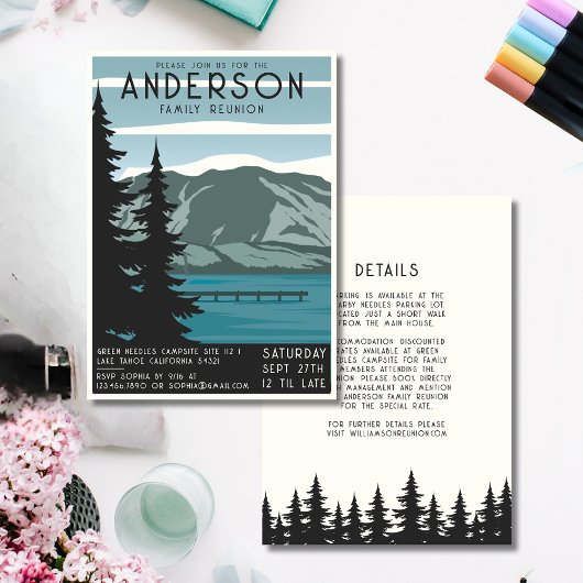 ヴィンテージファミリー懇親会キャンピングトリップフォレストツリーI 招待状