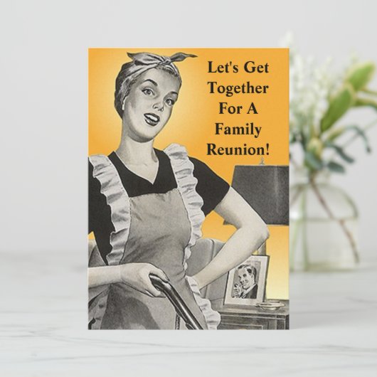 ヴィンテージファミリー懇親会ハッピーホームメーカー招待状 招待状 (スタンド正面)