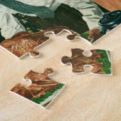 ヴィンテージファミリー料理感謝祭ディナーキッチン ジグソーパズル (側面)