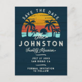 ヴィンテージファミリ懇親会保存ザデイトビーチパームズ ポストカード (正面)