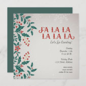 ヴィンテージファララカロリング招待状 招待状 (正面/裏面)