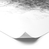 ヴィンテージファリアホースシューイング白黒アート ポスター (角)