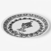 ヴィンテージファンキーこうもり ペーパープレート (アングル)