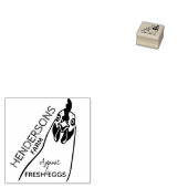 ヴィンテージファンキーエシンプルンカントリー農場の名前 ラバースタンプ (押印)