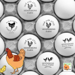 ヴィンテージファンキーエシンプルンカントリー農場の名前 ラバースタンプ